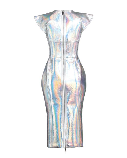 Dolce & Gabbana Blue Midi Dress