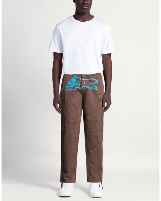 BBCICECREAM Blue Pants Cotton for men