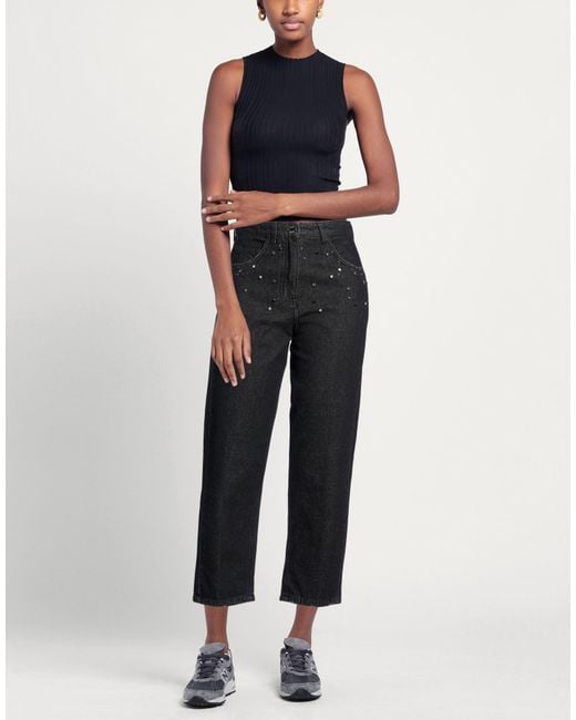 19.70 Nineteen Seventy Black Jeans Cotton