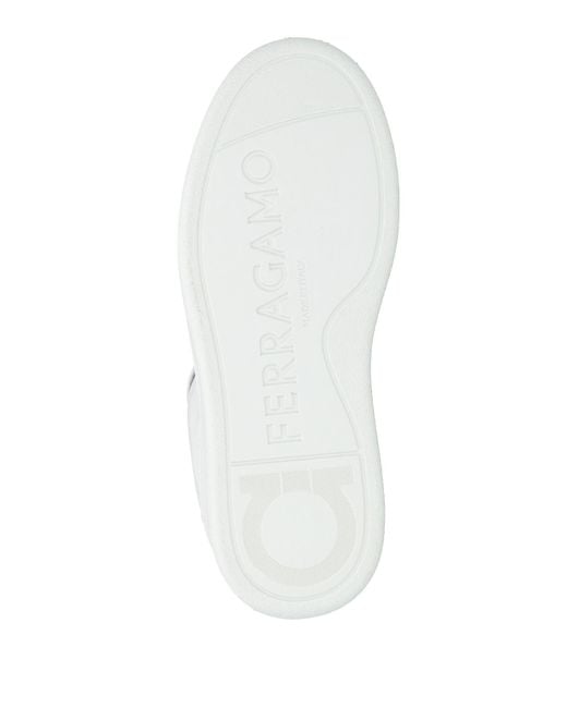 Ferragamo White Trainers