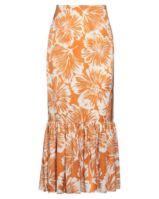 Sophie and Lucie Orange Maxi Skirt