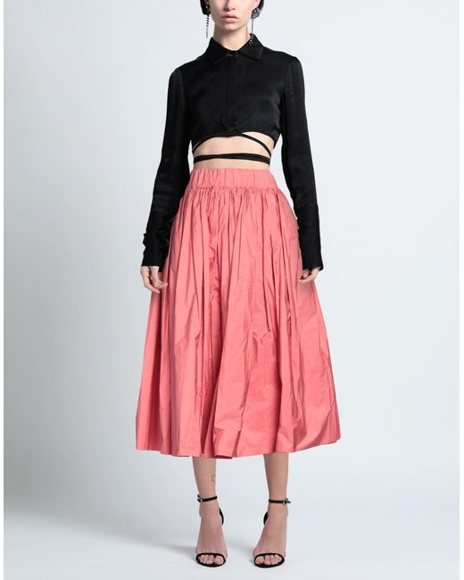 Molly Goddard Pink Midi Skirt