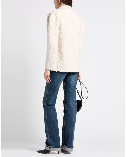 Isabel Marant White Blazer Acrylic, Wool, Polyester