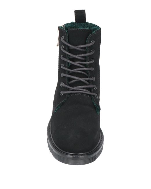 Armani Exchange Black Ankle Boots