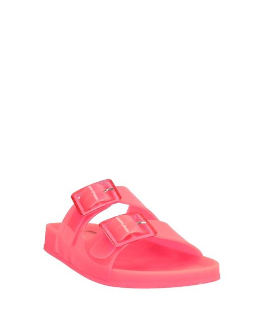 Colors Of California Pink Fuchsia Sandals Rubber