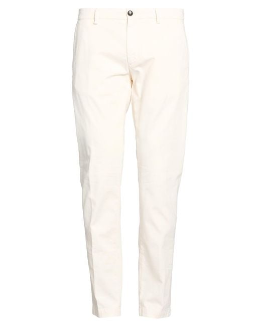 Liu Jo White Pants Cotton, Elastane for men