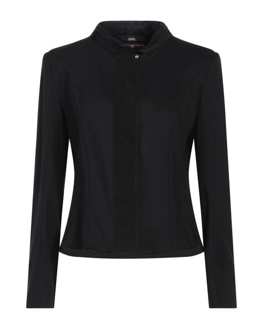 High Black Tech Jacket Rayon, Nylon, Elastane