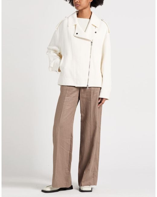 Brunello Cucinelli Natural Jacket Viscose, Linen