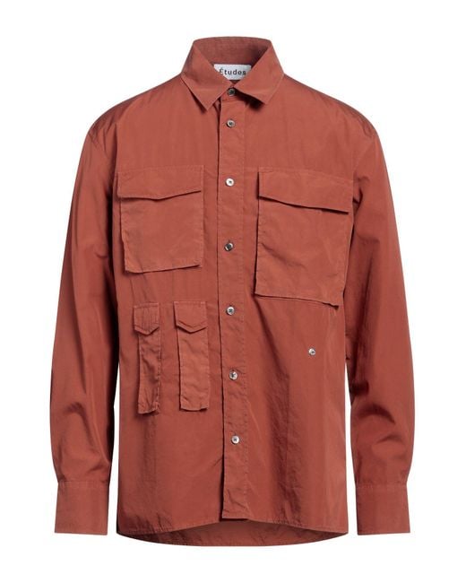 Camisa Etudes Studio de hombre de color Red