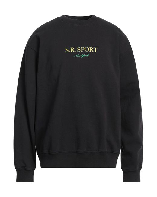 Sporty & Rich Black Sweatshirt for men