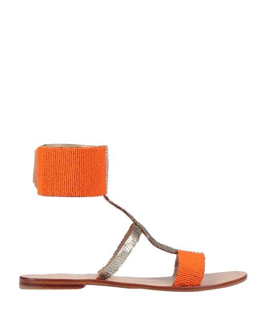 P.A.R.O.S.H. Orange Sandals