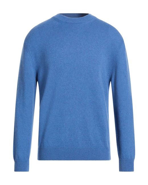 Daniele Fiesoli Blue Sweater Cashmere for men