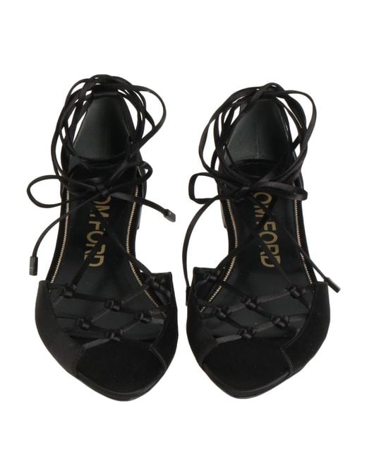 Tom Ford Black Sandals