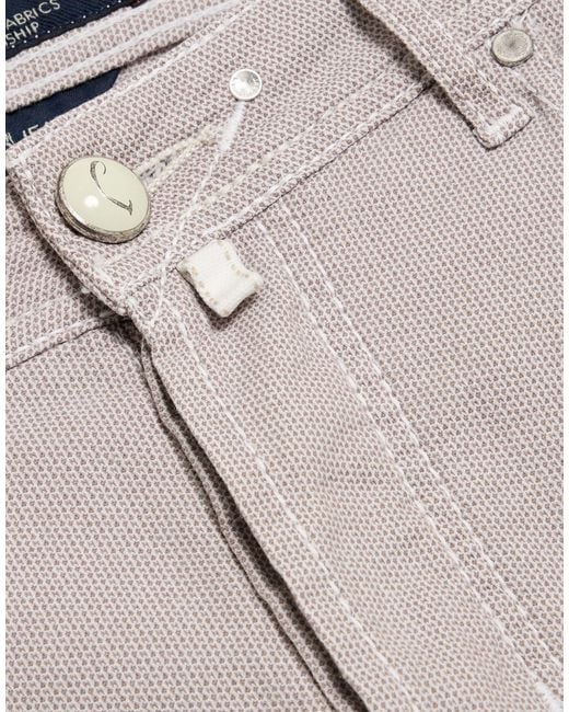 Jacob Cohen Gray Pants Cotton, Elastane for men
