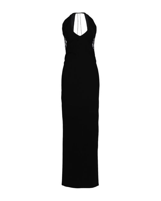 Robe longue Monot en coloris Black