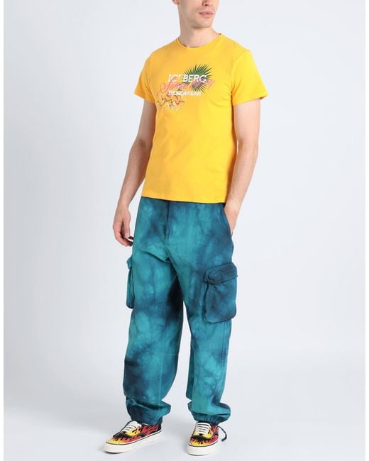 Iceberg Yellow T-shirt for men