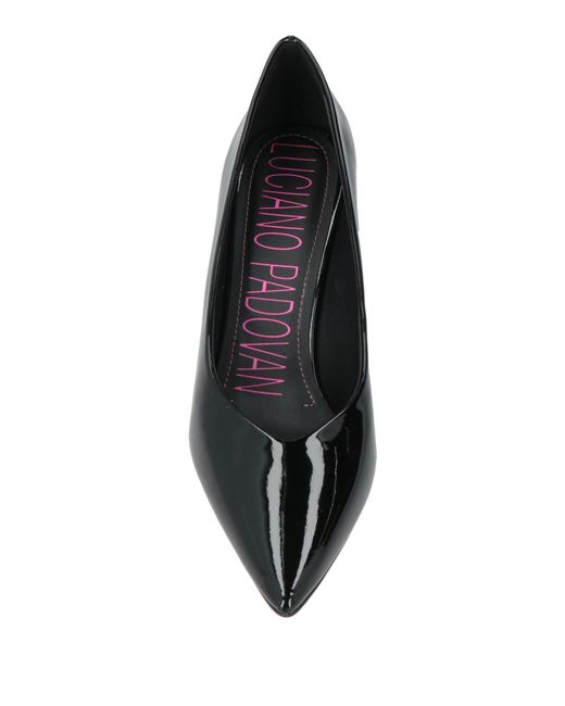 Luciano Padovan Black Pumps Leather