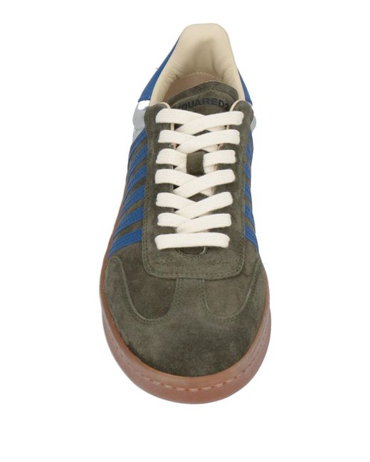 DSquared² Blue Sneakers Leather for men