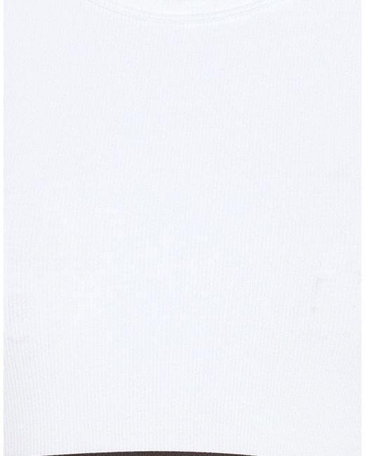 Dolce & Gabbana White Top Cotton, Elastane