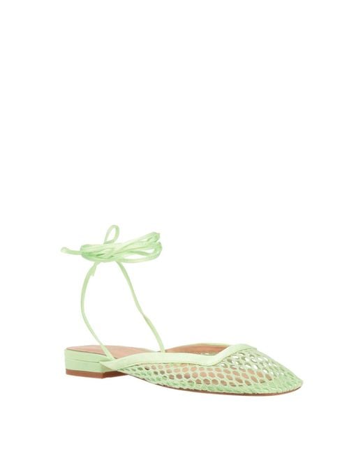 Gaelle Paris Green Ballet Flats