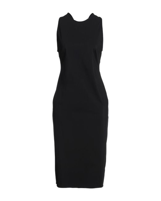 Vlab Black Midi-Kleid