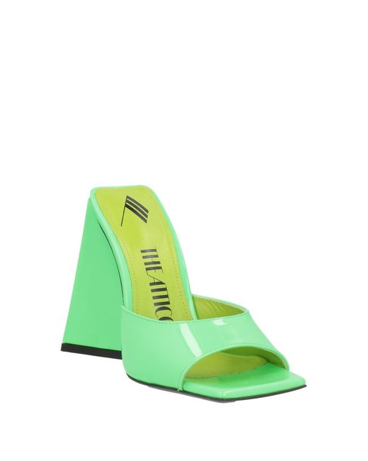 The Attico Green Sandals