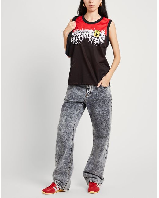 Aries Red T-Shirt Polyester