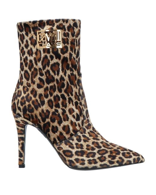 Roberto Cavalli Brown Stiefelette