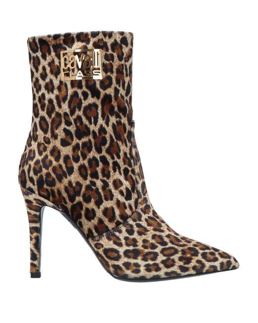 Class Roberto Cavalli Brown Ankle Boots