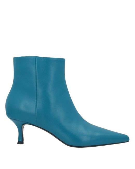 Liviana Conti Blue Ankle Boots