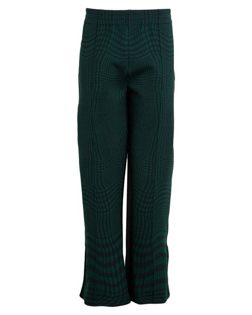Burberry Green Pants Polyester, Polyamide, Elastane for men
