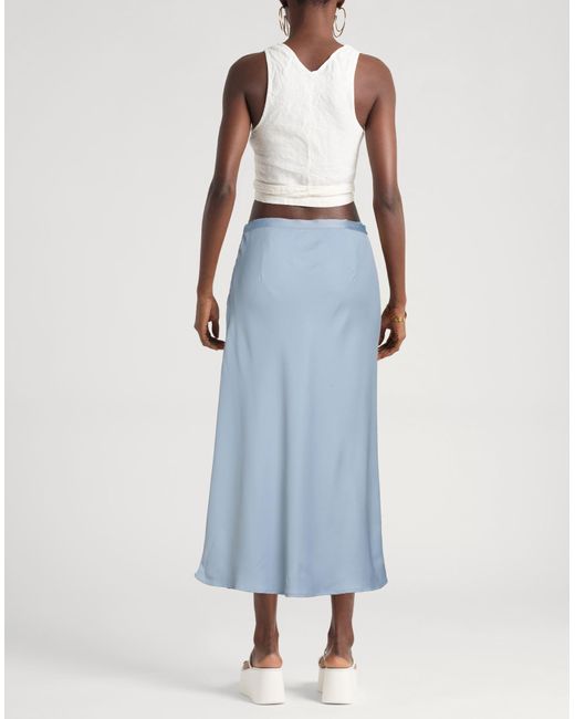 Calvin Klein Blue Midi-Rock