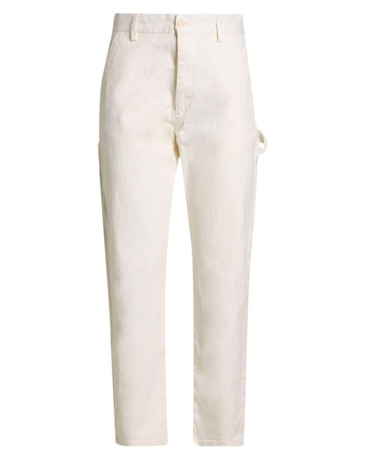 WOC WRITING ON COVER White Trouser for men