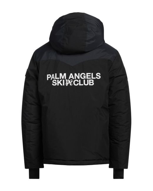 Palm Angels Black Jacket Polyester, Polyamide, Elastane for men