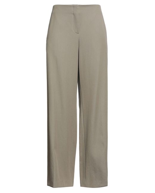 The Row Gray Taupe Pants Virgin Wool