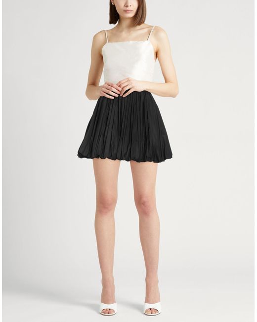 Jil Sander Black Minirock