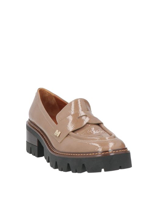 Lorenzo Mari Brown Light Loafers Leather