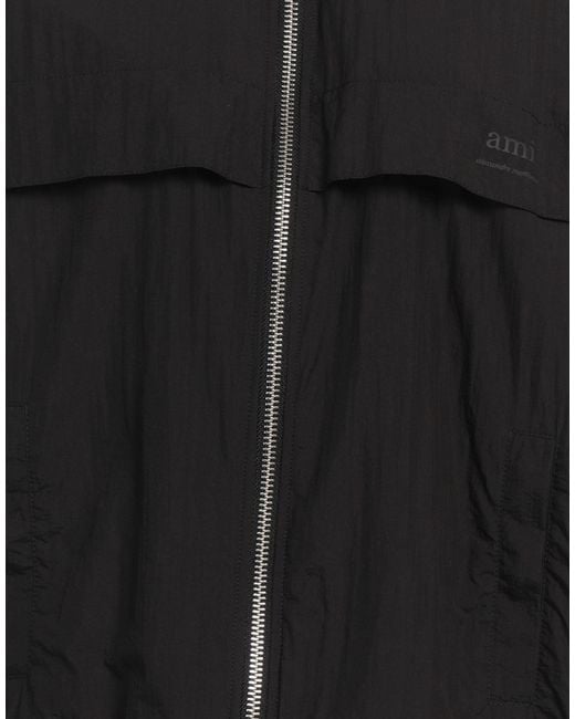 AMI Black Jacket Polyamide