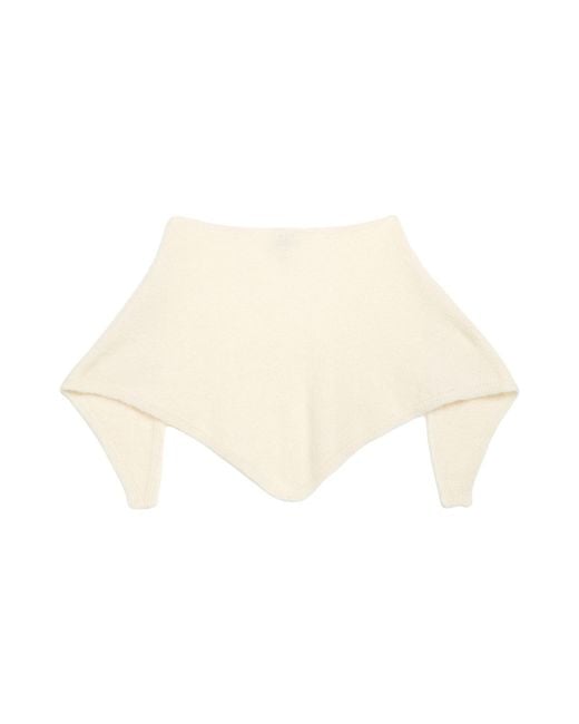 Alysi White Scarf