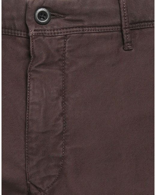 Incotex Brown Trouser for men