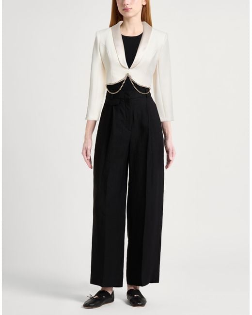 Elisabetta Franchi White Blazer