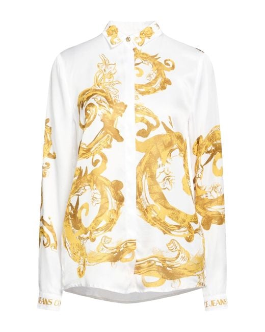 Versace Jeans Couture Metallic Shirt Viscose