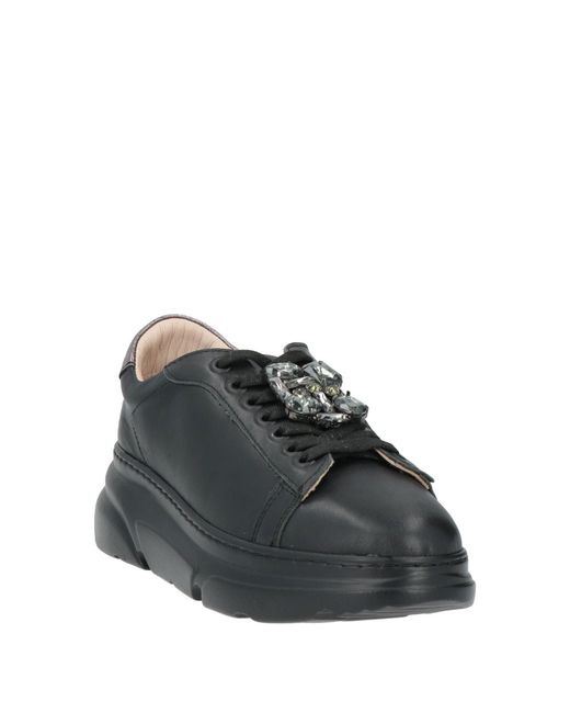 Frau Black Sneakers Leather