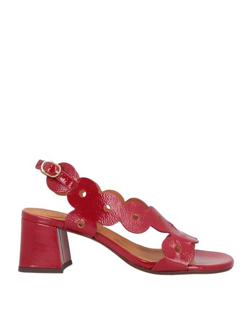 Chie Mihara Red Sandals