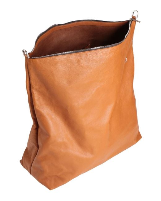 Rick Owens Brown Cross-Body Bag Calfskin for men