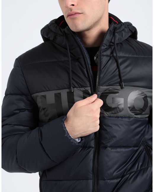 HUGO Blue Down Jacket for men