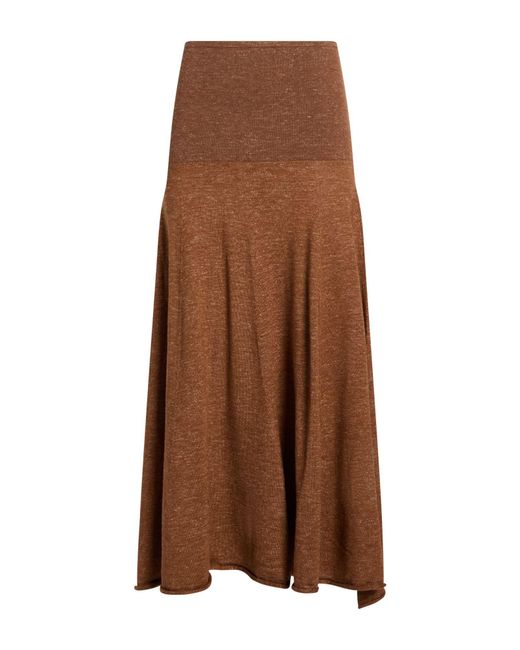 Antonia Zander Brown Maxi Skirt