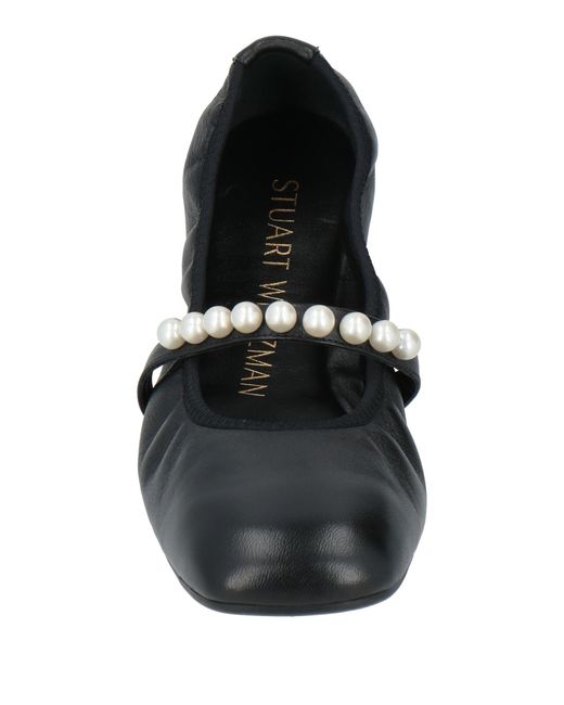 Stuart Weitzman Black Ballet Flats