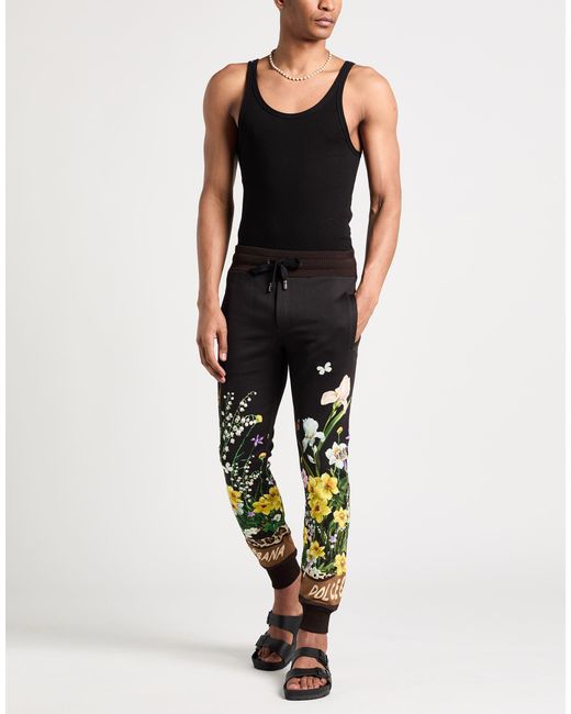 Dolce & Gabbana Black Pants for men