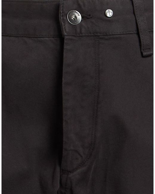 Rag & Bone Black Charcoal Pants Cotton, Elastane for men